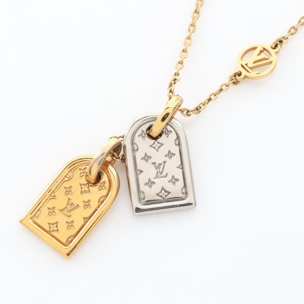LOUIS VUITTON Gold Necklace - Picture 1 of 7